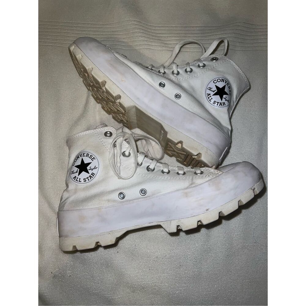 Converse CTAS Lugged Platform High Top Women's Sneakers Boots Size 9 - Picture 5 of 7